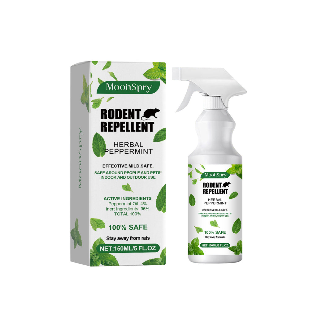 Mint-Scented Mouse Repellent Spray Outdoor Garden Pest Control Rat Deterrent Spray